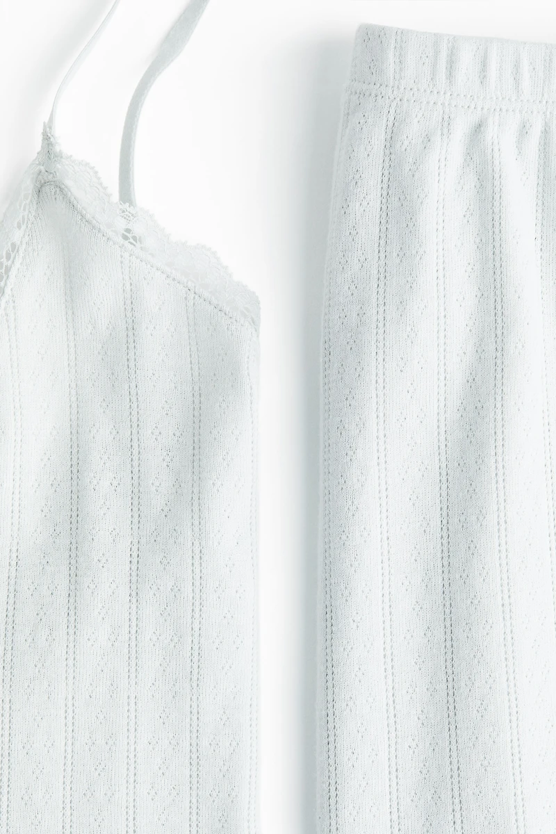 Cotton Pointelle Pajamas