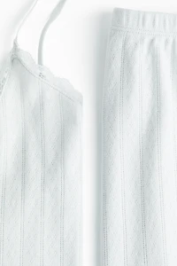Cotton Pointelle Pajamas