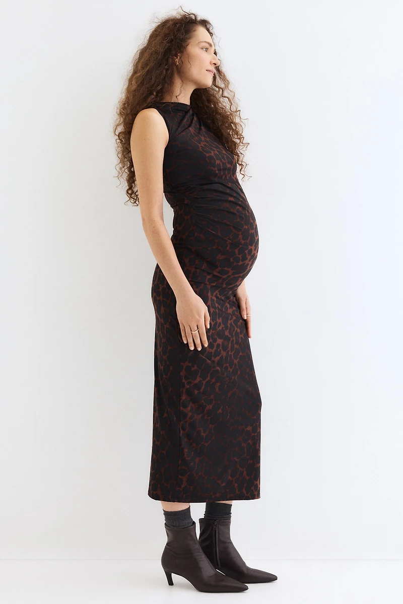 MAMA Draped Maxi Dress