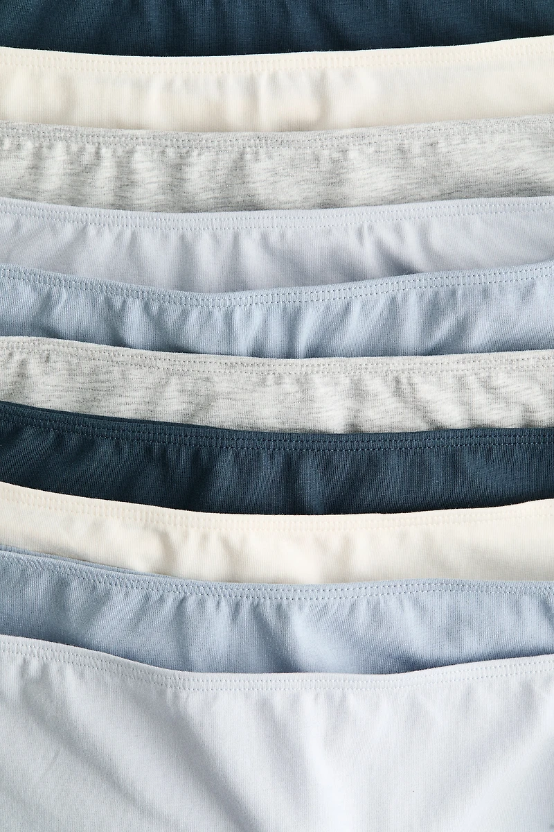 Lot de 10 culottes garçonnes en coton
