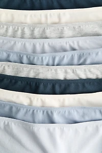Lot de 10 culottes garçonnes en coton