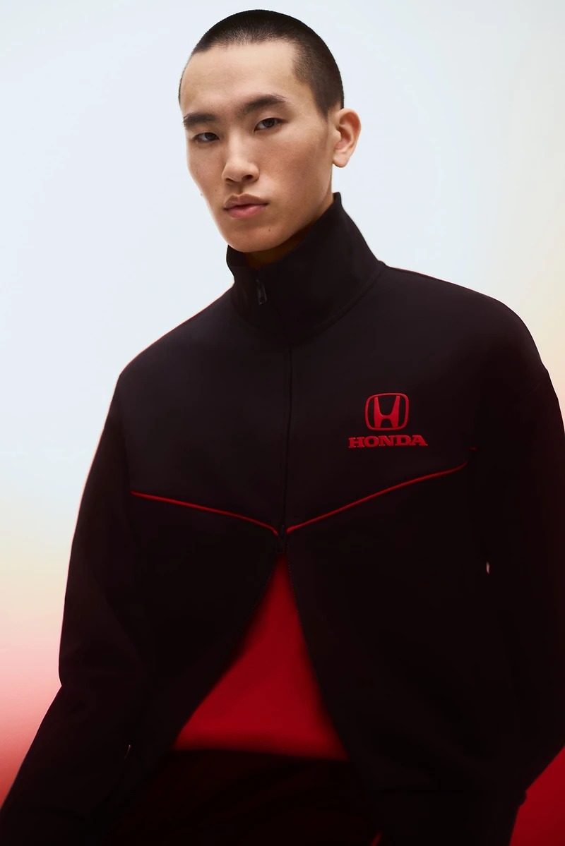 Loose-Fit Scuba Track Jacket