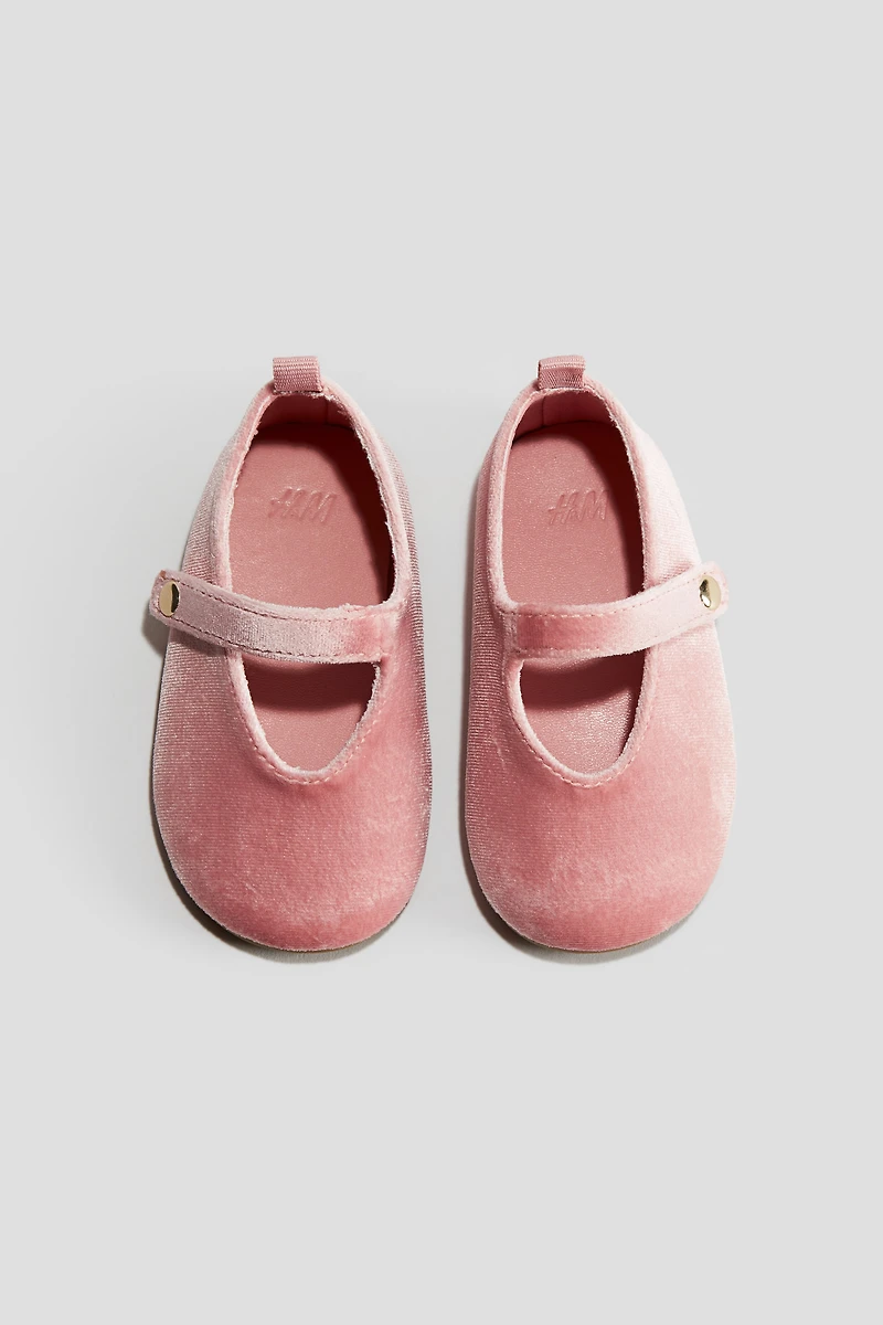 Ballerines en velours