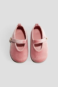 Ballerines en velours