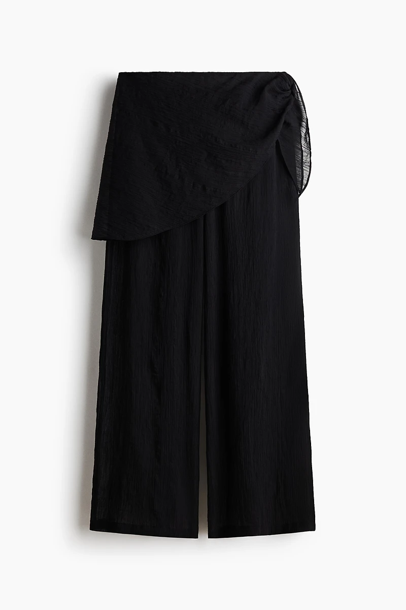 Scarf-Detail Beach Pants