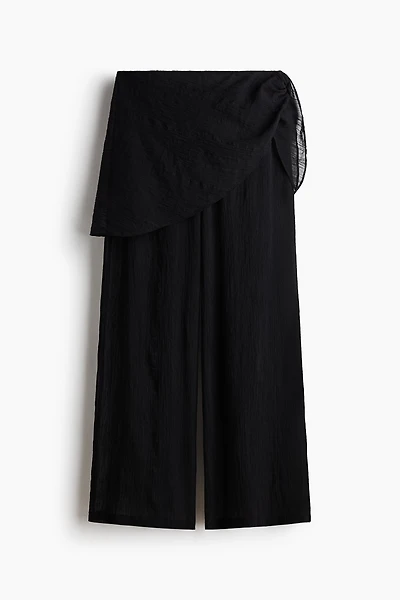 Scarf-Detail Beach Pants