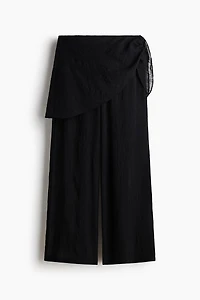 Scarf-Detail Beach Pants