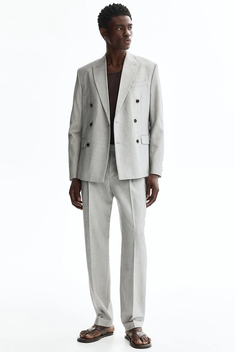 Regular-Fit Double-Breasted Jacket