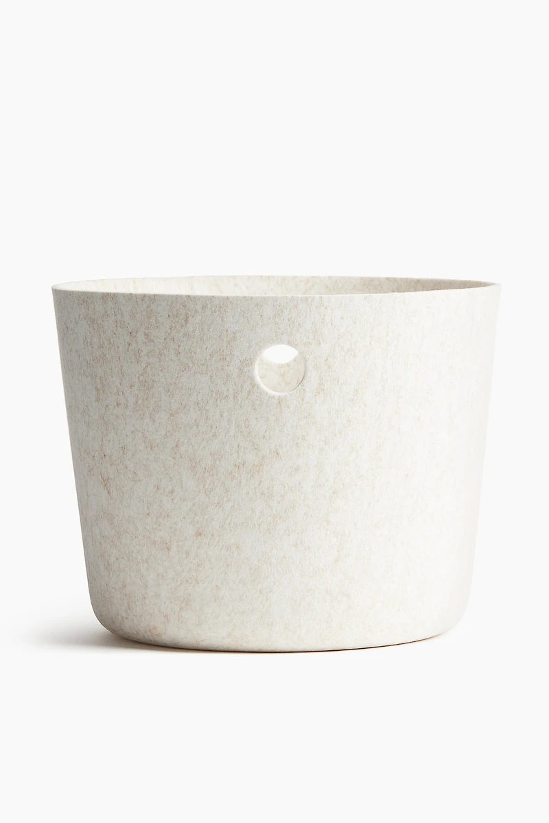 Grand panier de rangement en feutre