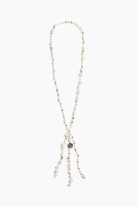 Collier avec perles fantaisie