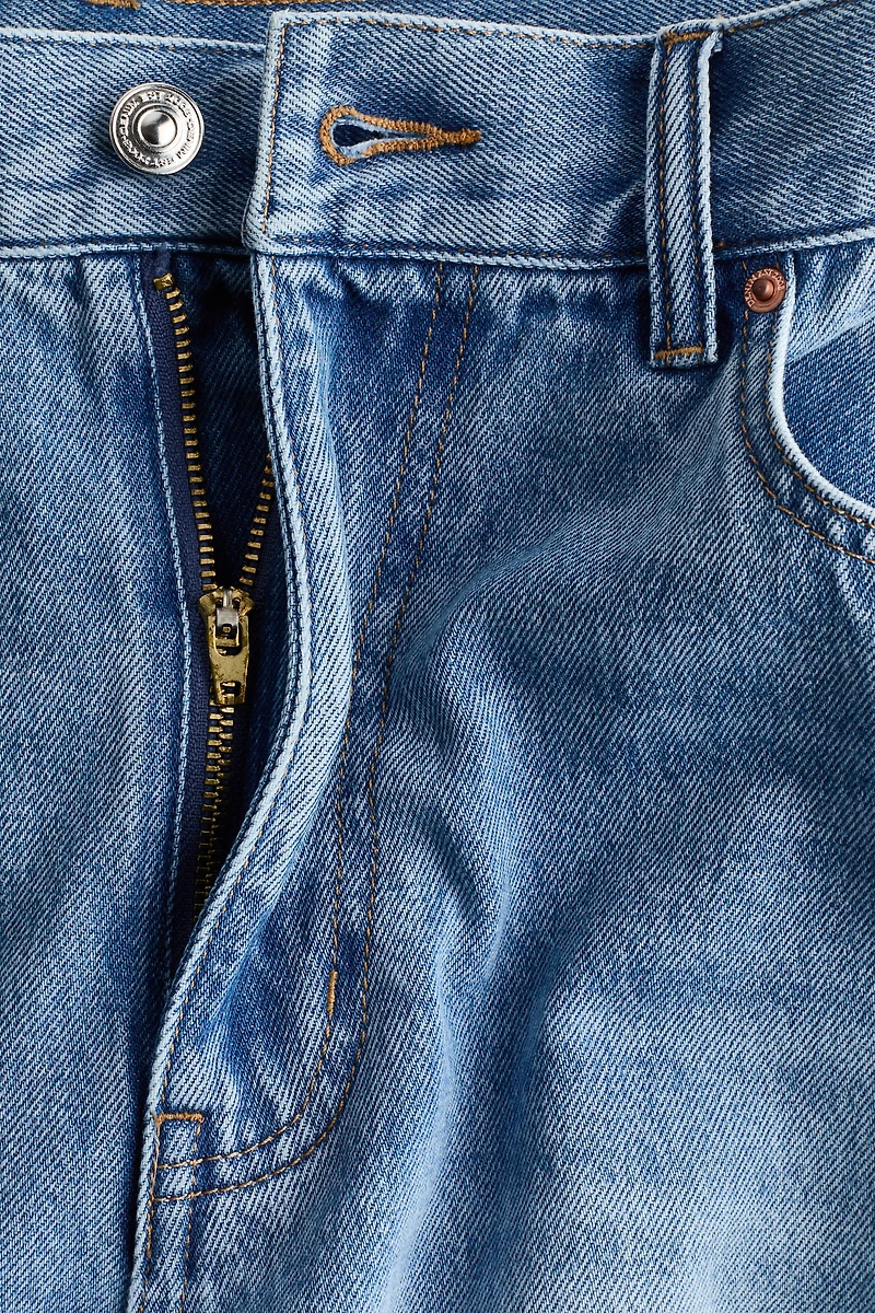 Barrel Regular Waist Jeans