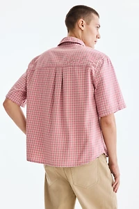 Relaxed-Fit Short-Sleeved Cotton Shirt