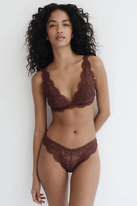 Padded Soft-Cup Lace Bra