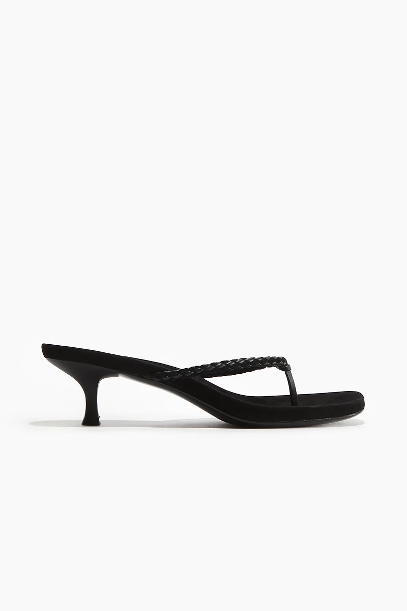 Heeled Suede Sandals
