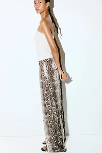 Wide-Leg Dress Pants