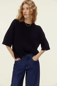 Rib-Knit Top