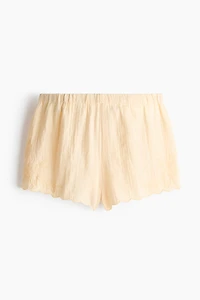 Cotton Muslin Beach Shorts
