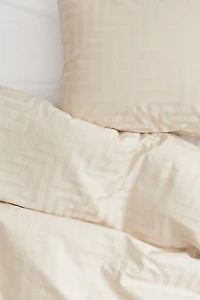 Cotton Sateen Twin Duvet Cover Set