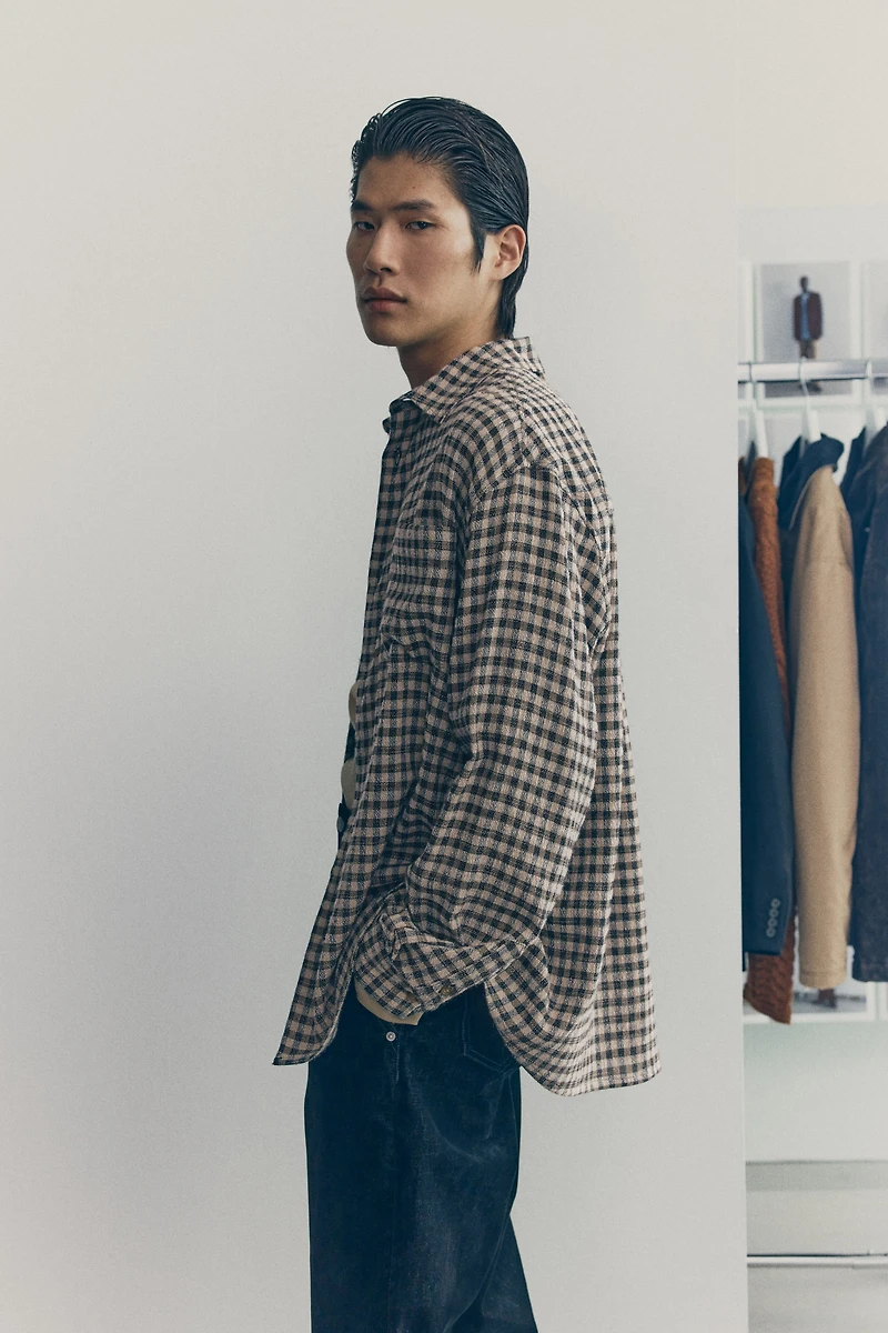 Checked Cotton Shirt