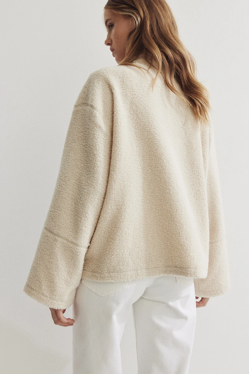 Veste à fermeture éclair en polar