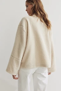 Veste à fermeture éclair en polar