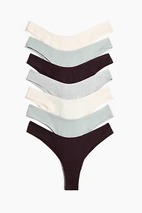 Lot de 7 culottes Brazilian en coton