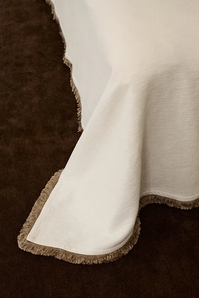 Fringe-Trimmed Bedspread