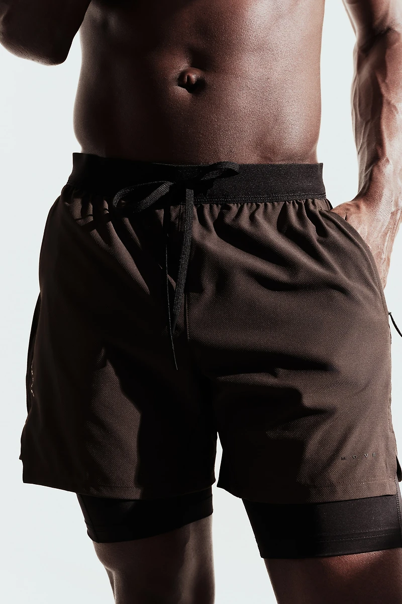 Double-Layered Sports Shorts with DryMove™