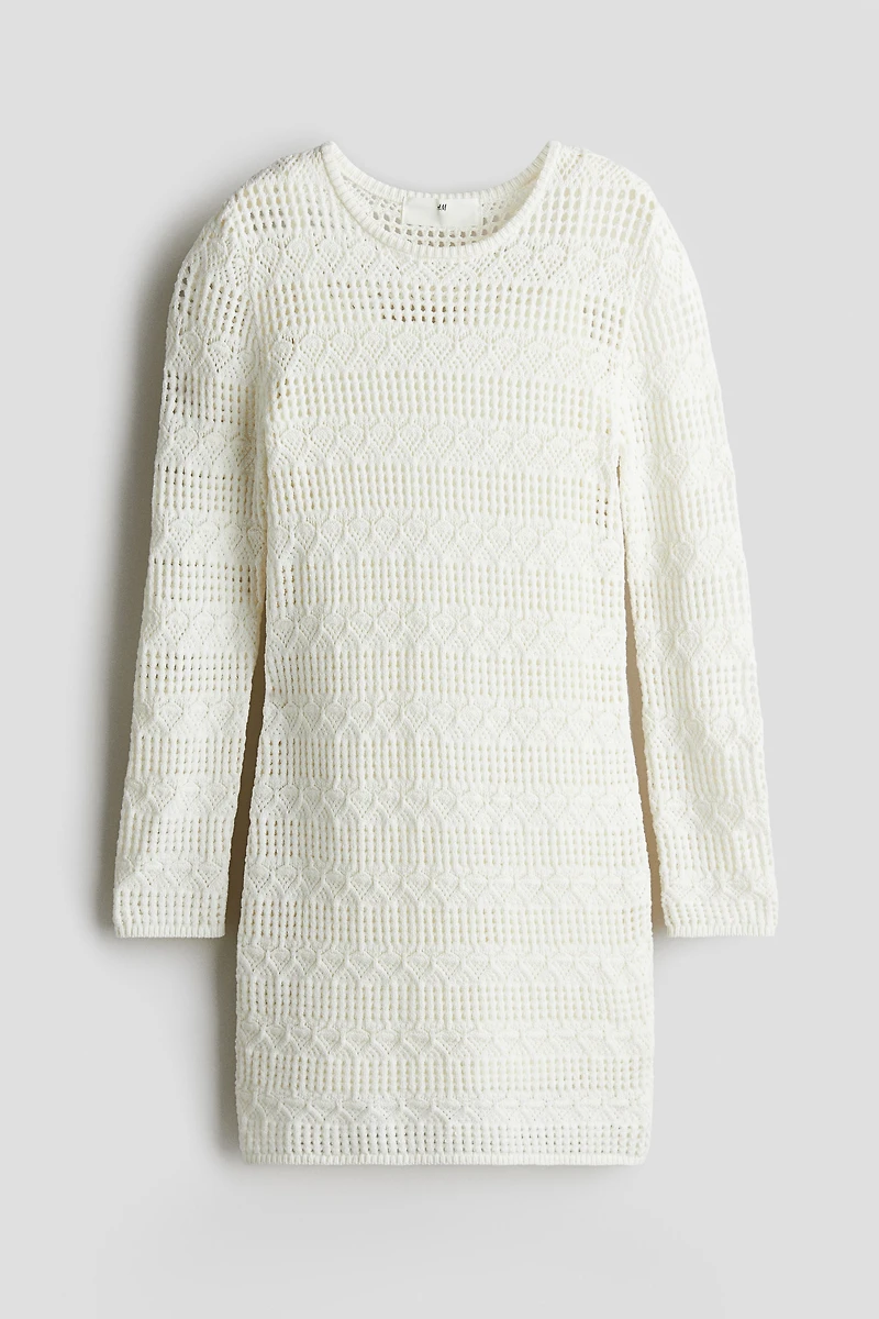 Crochet-Look Dress