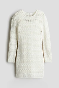 Crochet-Look Dress