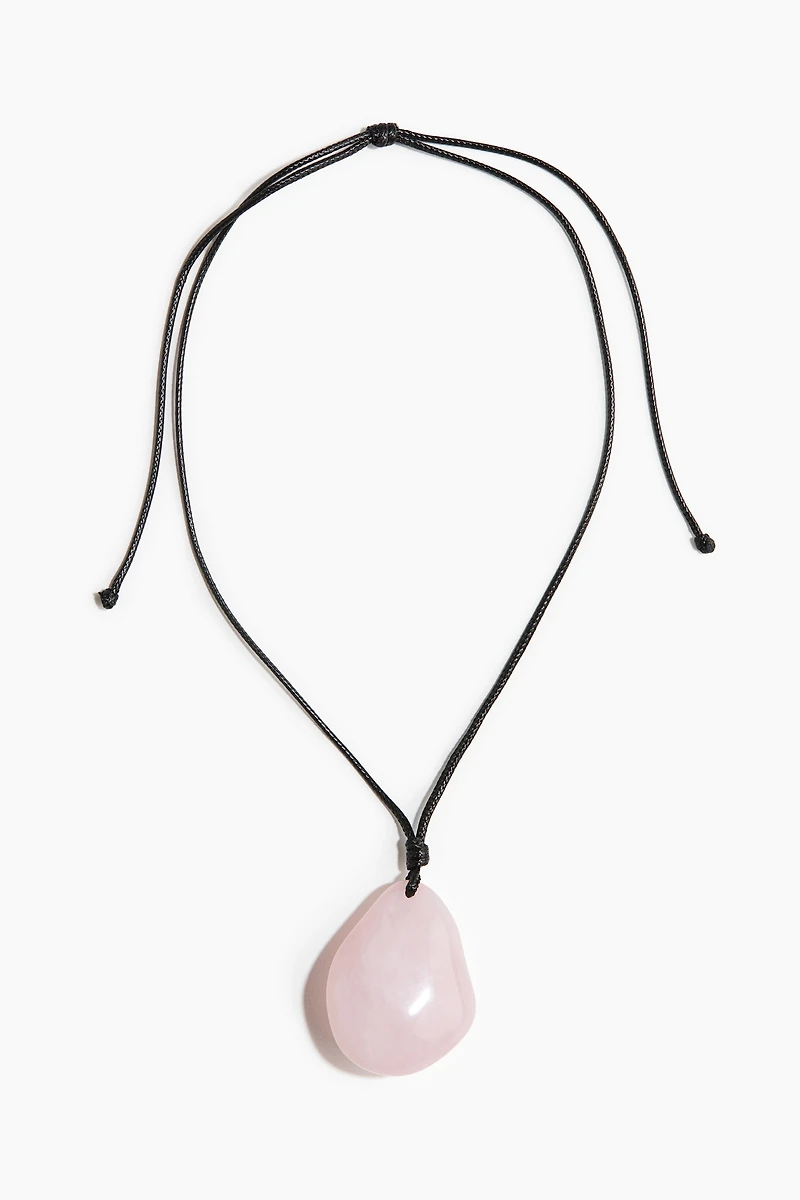 Collier cordon avec pendentif