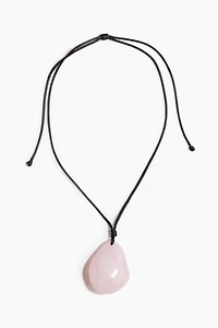 Collier cordon avec pendentif