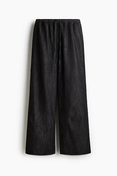 Feather Soft Denim Drawstring Pants