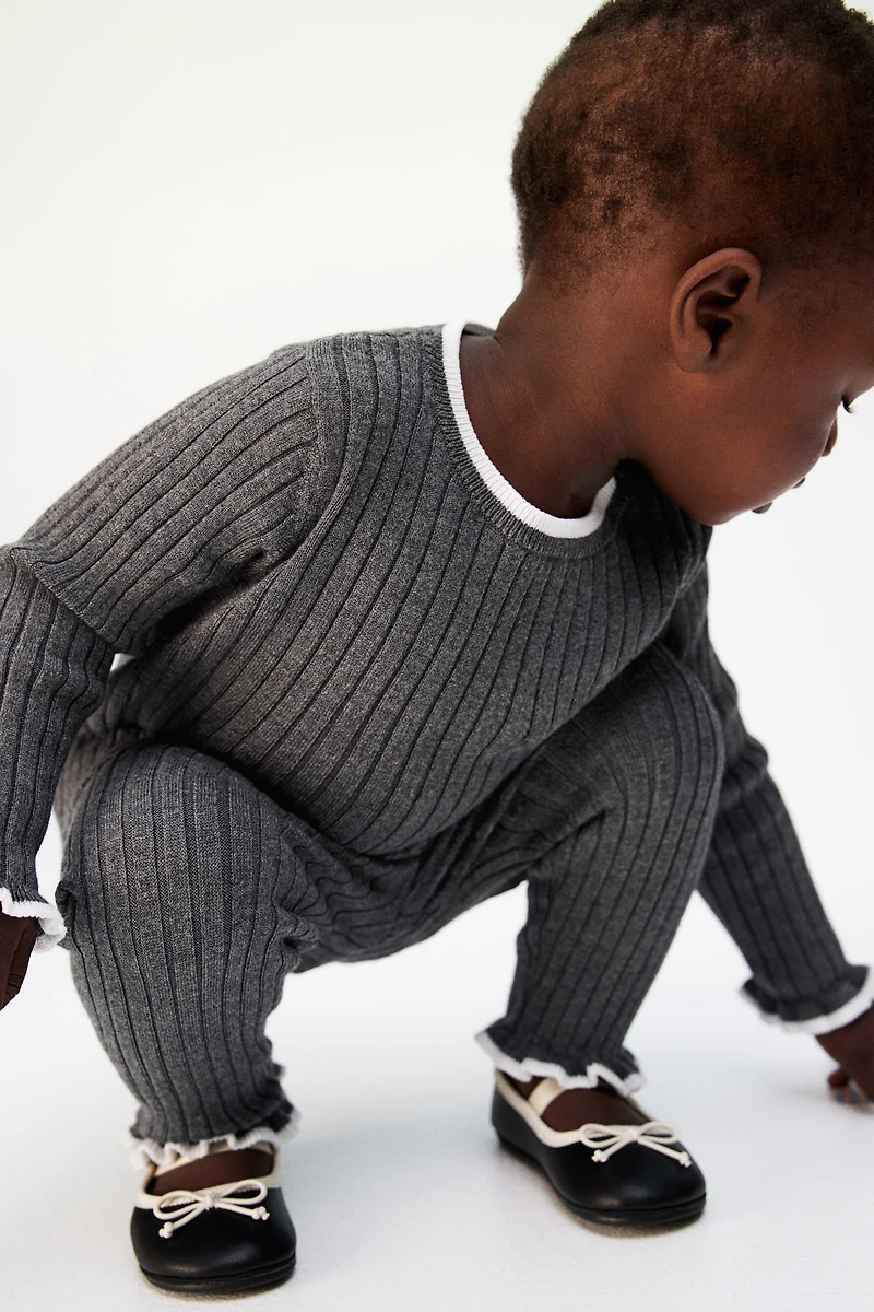 Rib-knit Sweater