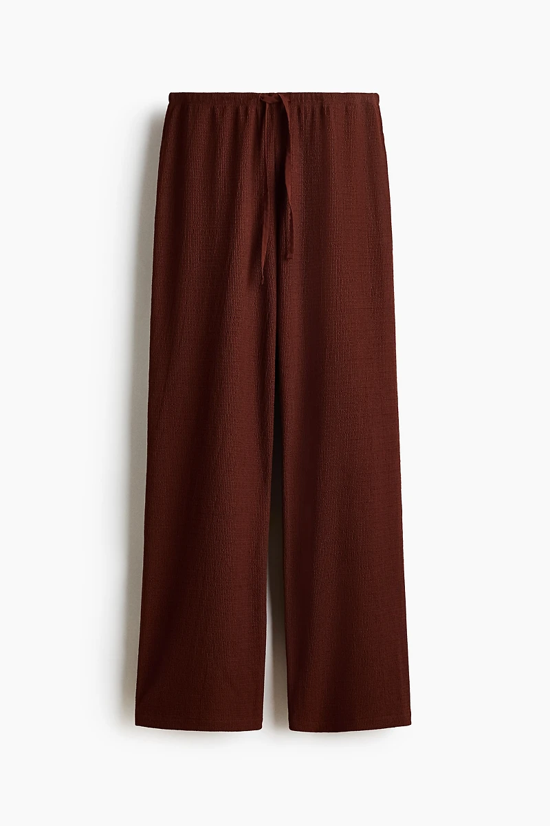 Textured Jersey Pants