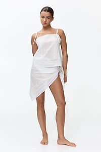 Open-Back Cotton Beach Top
