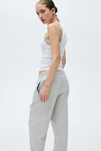 Pantalon en molleton de coton mélangé