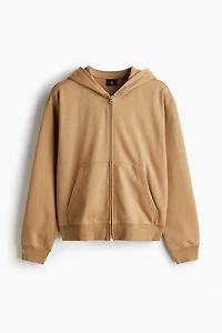 Boxy Loose-Fit Hooded Jacket