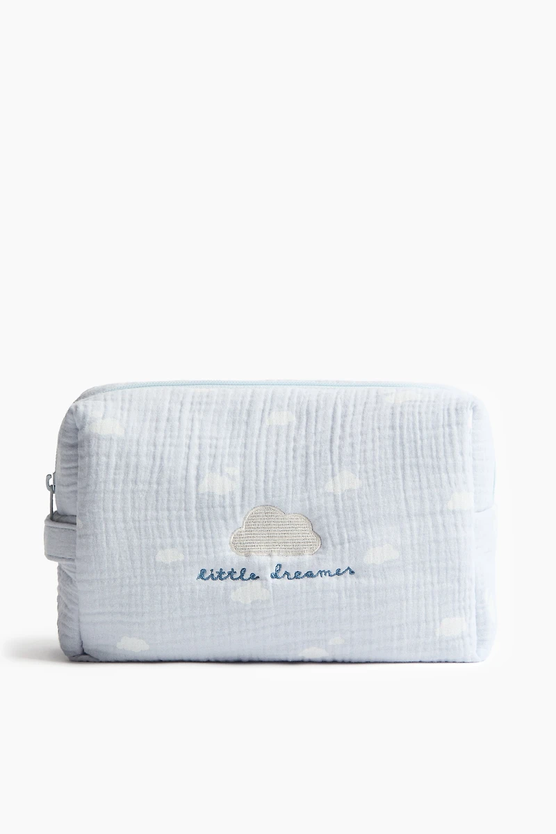 Cotton Muslin Diaper Bag