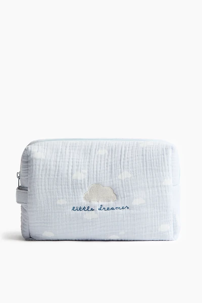 Cotton Muslin Diaper Bag