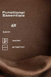 Warming Slim-Fit Mock Turtleneck T-Shirt