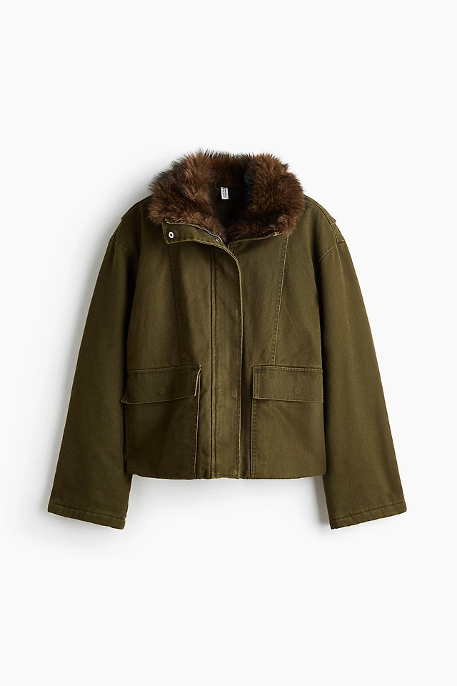 Oversized Twill Jacket