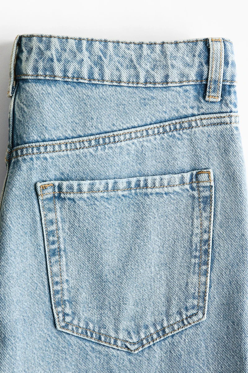 Jean large taille classique