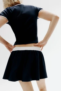 Flared Mini Skirt