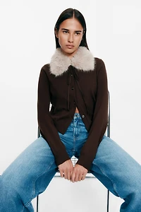 Cardigan with Collar