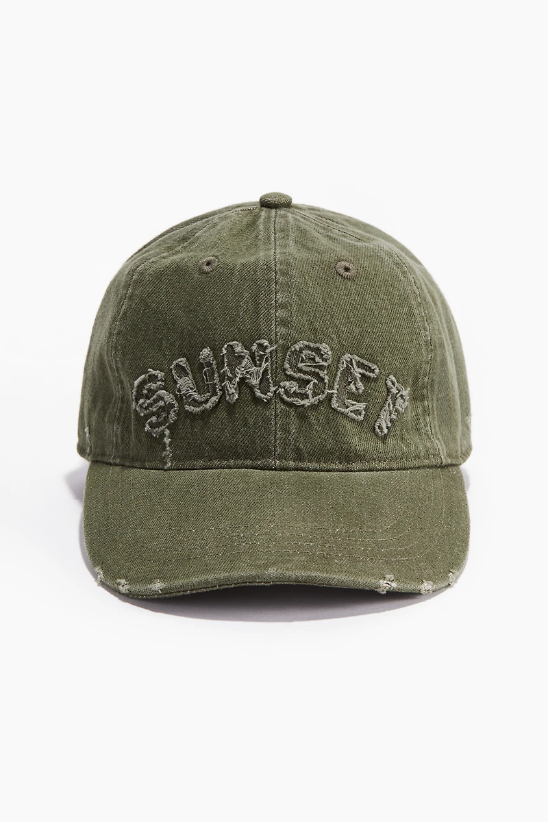 Casquette en sergé de coton