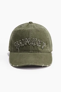 Casquette en sergé de coton