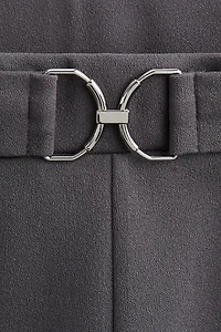Buckle-detail Dress Pants