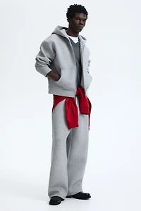 Loose-Fit Scuba Hooded Jacket