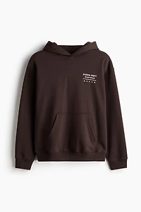 Relaxed-Fit Printed Hoodie